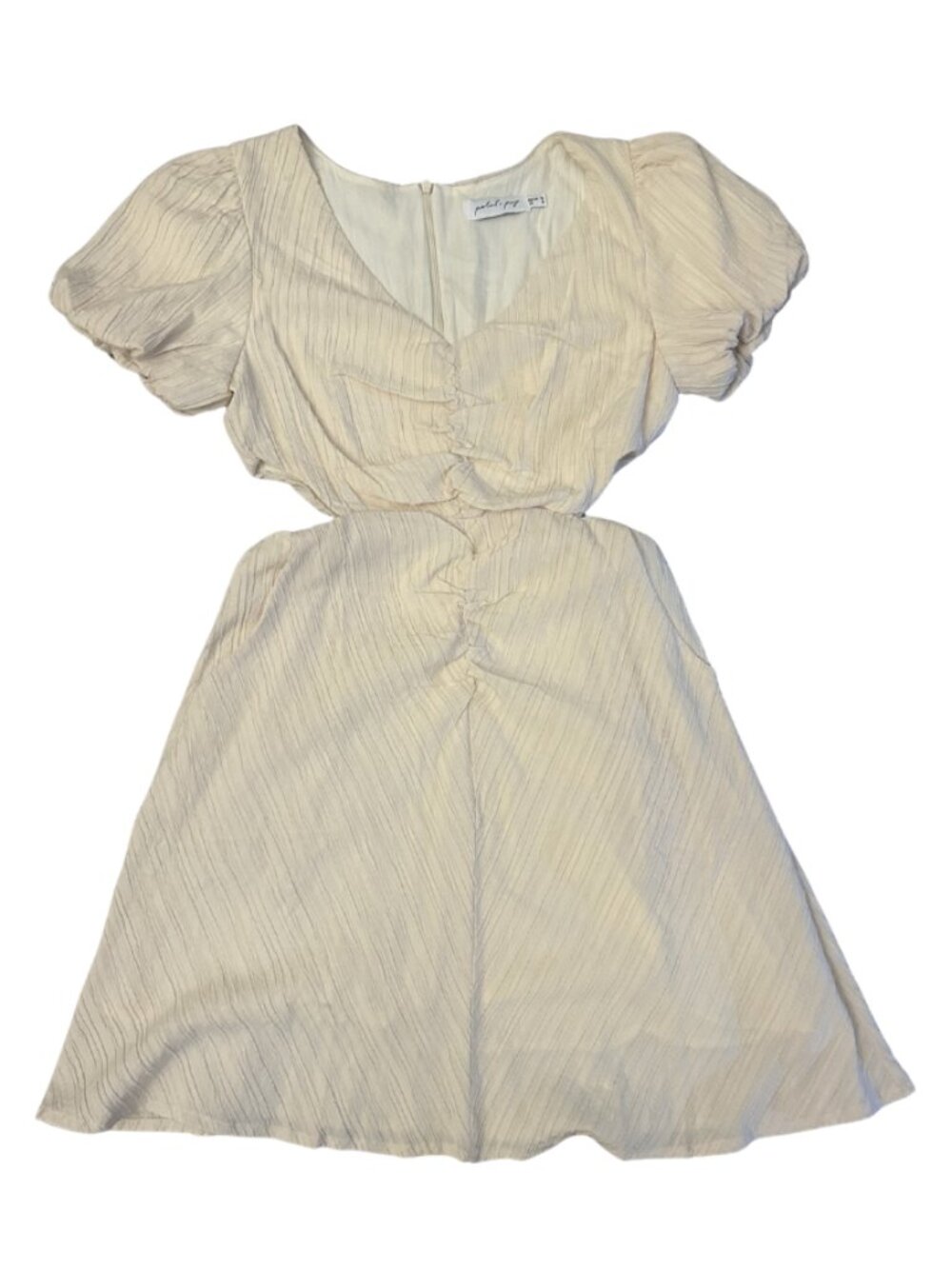 Petal and Pup Cream Side Cut Out Dress Size 6